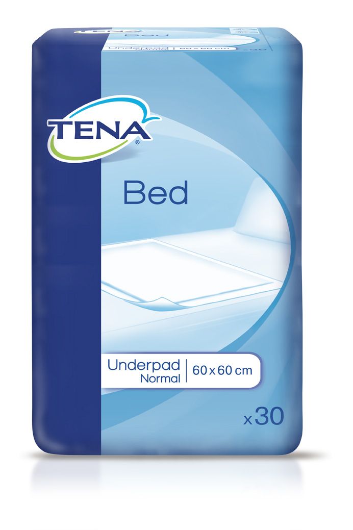 Пеленки впитывающие (простыни) TENA Bed Underpad, 60х60, Normal, 30 шт.