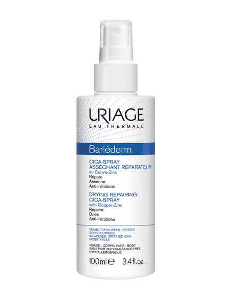 фото упаковки Uriage Bariederm Cica-Spray Спрей подсушивающий с Cu-Zn