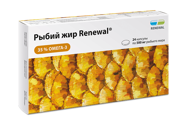 фото упаковки Рыбий жир Renewal