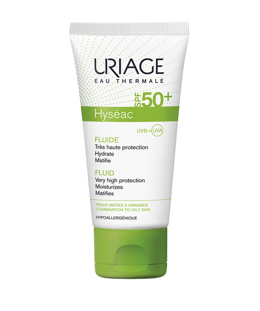 Uriage Hyseac Солнцезащитная эмульсия SPF50+, эмульсия, 50 мл, 1 шт.