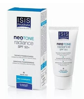 Isispharma Neotone radiance SPF 50+ крем для предупреждения гиперпигментации, крем для лица, 30 мл, 1 шт.