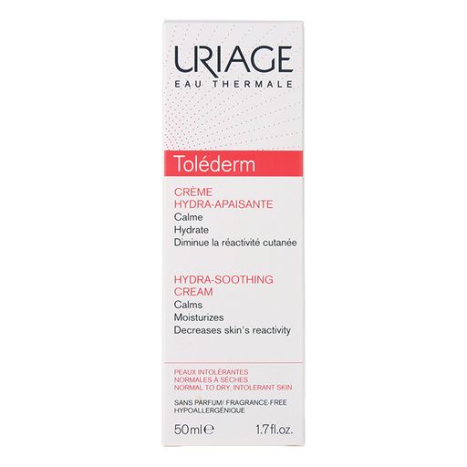 Uriage Tolederm Увлажняющий успокаивающий крем, крем для лица, 50 мл, 1 шт.