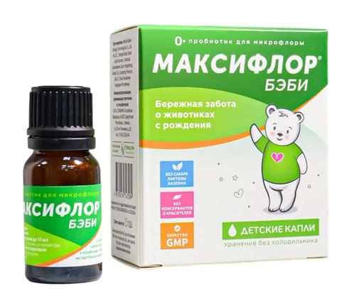 Максифлор бэби, капли, 5 мл, 1 шт.