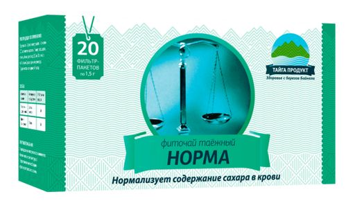 Фиточай Норма, фиточай, 1.5 г, 20 шт.