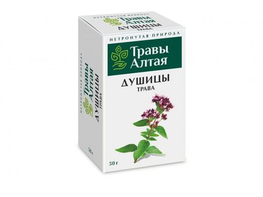 Травы Алтая Душицы трава, фиточай, 50 г, 1 шт.