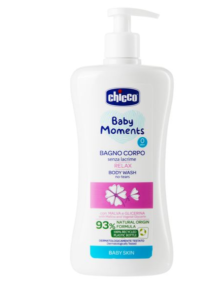 Chicco Baby moments Relax Пена для ванн, для детей с рождения, пена для ванн, 500 мл, 1 шт.