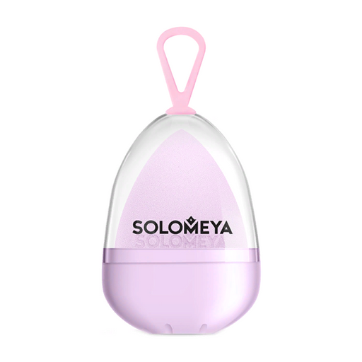 Solomeya Спонж для макияжа меняющий цвет, Purple-Pink, 1 шт.