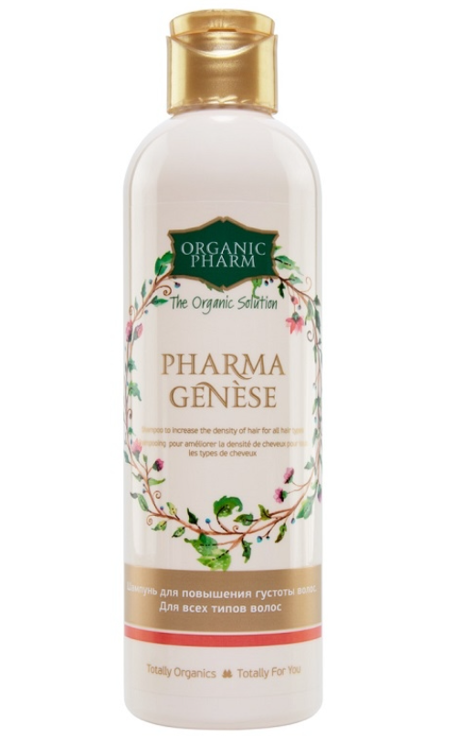 Organic Pharm Шампунь Pharma Genese для повышения густоты волос, шампунь, для всех типов волос, 250 мл, 1 шт.