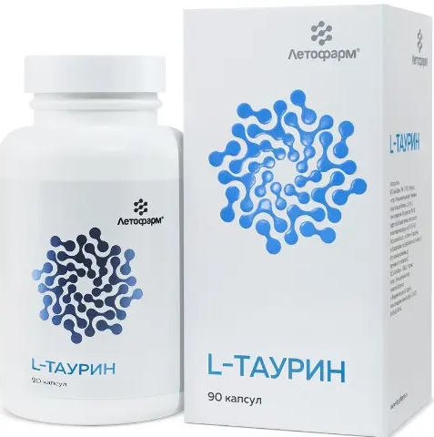 L-таурин, 700 мг, капсулы, 90 шт.