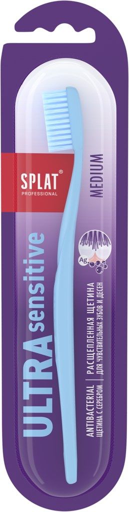 Splat Professional зубная щетка sensitive, щетка зубная, medium, 1 шт.